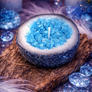 bougie cristal energie decor apaisant relaxation