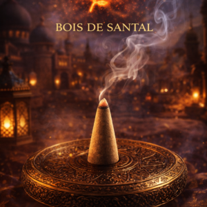encens bois santal cones parfum boise pour relaxation et meditation